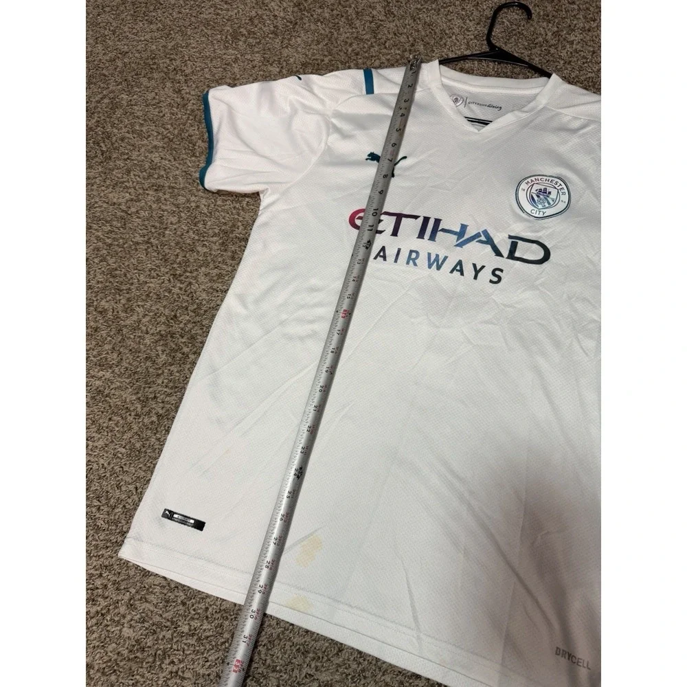 MANCHESTER CITY 2021 2022 #7 Sterling FOOTBALL SHIRT SOCCER JERSEY PUMA 2XL - Picture 13 of 13